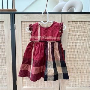 little girl cotton Plaid dress 2Y